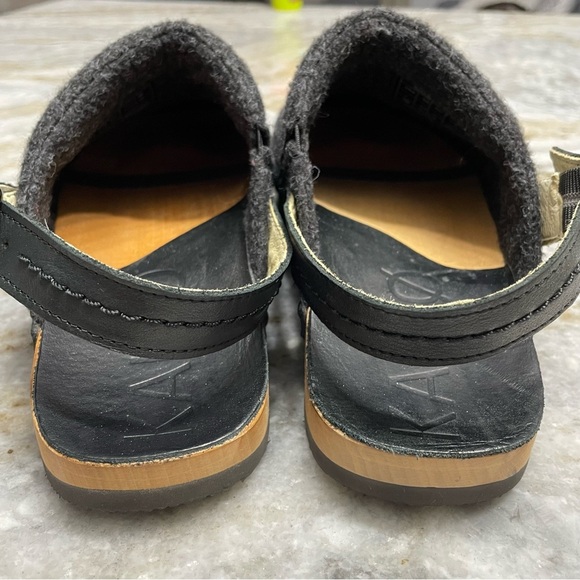 KALSO Earth Shanti Wool & Wood Negative Heel Clogs / Mules - Picture 10 of 12